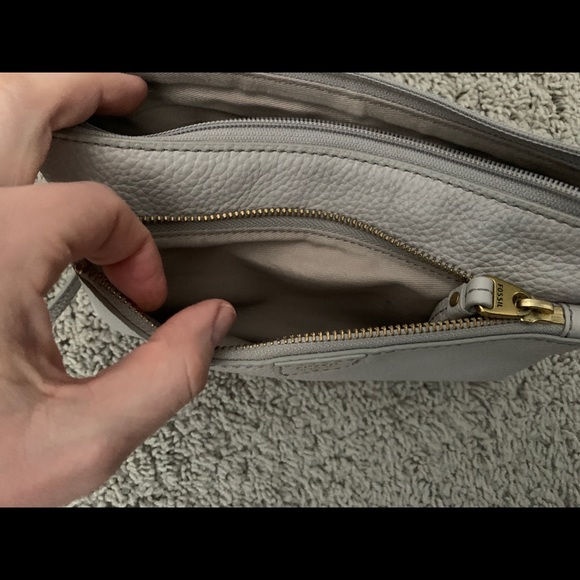 Fossil grey crossbody/shoulder bag - Picture 5 of 6